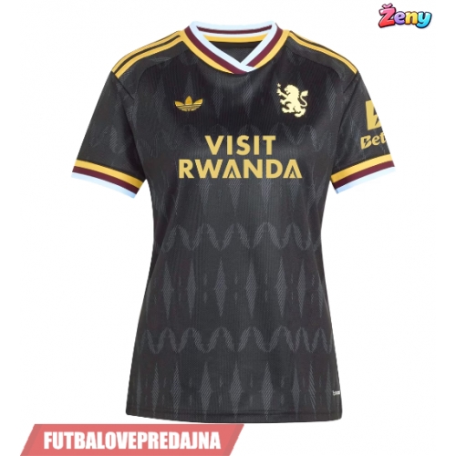 Lacne Ženy Futbalové dres Aston Villa Victor Lindelof #3 2026-27 Krátky Rukáv - Preč